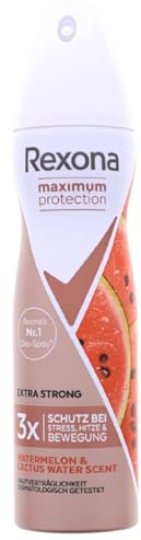 Rexona Maximum Protection Anti-Transpirant Spray Watermelon & Cactus Water Scent mit zuverlässigen Schutz gegen starkes Schwitzen und Körpergeruch 150 ml 1 Stück