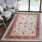 Mazovia Orientalisch Teppich - Traditioneller Teppich für Wohnzimmer, Esszimmer - Orient Teppiche Ornament - ÖKO-TEX Wohnzimmerteppich Creme Rot - 200 x 300 cm