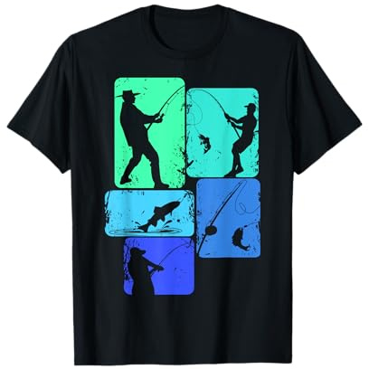Pesca Pescador Hombre Niño Camiseta