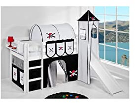 Befara HOCHBETT MIT RUTSCHE Jupiter - 90 x 190 - grün-orange