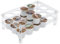 Baoswi 30 Coffee Pod Holder Acrylic, 2 Tiers Design, Clear K Cup Holder, Coffee Pod Organizer for Countertop, K Cup Drawer Organizer, Suitable for Most Coffee Capsules, 30 Pod Capacity