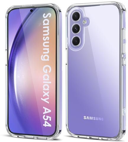 Filoto Ultra Clear Hülle für Samsung Galaxy A54 5G (2023), Transparent Vergilbungsfrei Slim Soft Silikon Handyhülle, Anti-Fingerabdruck Kratzfest Stoßfest Fallschutz Ultra Dünn TPU Schutzhülle (Clear)