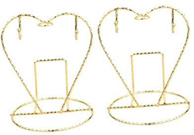 UPKOCH 2 Pièces Support De Présentoir De Soucoupe Support Debout Pour Tasse à Café Porte-gobelet Suspendu Présentoir Pour Tasse Et Soucoupe à Thé Porte-tasse à Thé Vertical Étendoir