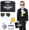 Keymall Ring-Sicherheits-Box für Hochzeitsringe, 6 Stück, Ring-Sicherheitsbox, Schattierungen, Ohrmuschel, Ausweis, Abzeichen für Jungen, Ringträger, Geschenk (Set C)