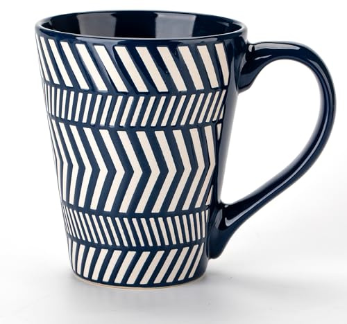 TuYinesCoffee Cup Ceramic XXL 40ml Porcelain Large Muesli Bowl with Handle Lettuce Bowl