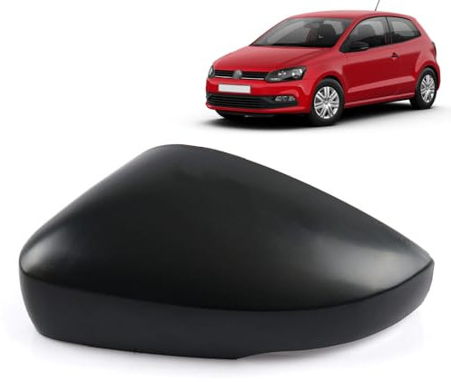 ROBUST Door Wing Mirror Cover Cap Casing Primed Left Passenger Side for Volkswagen Polo 6R0857537B 2009-2017