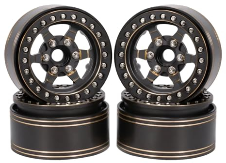 ZIBOXI 239 g/Stück 1,9 Beadlock-Felgen mit Scale-Hardware for 1/10 RC Crawler LCG-Chassis SCX10 Pro VS4 VRD Kit TRX4 D90