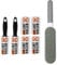 Redberry Pet Hair Removal Set - Lint Roller and Refill Set plus Reusable Lint Brush - 540 Sticky Sheets + x 2 Lint Roller Handles + x 1 Lint Remover Clothes Brush