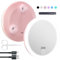 Miroir grossissant de voyage rechargeable avec lumière et ventouses – Miroir grossissant x20 à intensité variable 10,2 cm