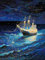YJacuing Wooden Jigsaw Puzzles for Adults, 200 Piece Unique Boat Shaped Premium 5mm Wood Puzzles Family Game (Starry Line, Medium)
