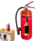 Celuicion Feuerlöscher für Weinkiste, Feuerlöscher, Weinregal – Aufbewahrung für Flaschenhalter für Alkohol | Lustiges Weinregal aus Eisen, Neuheit, Weinbehälter für Camping, Picknick-