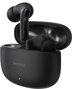 1MORE Q21 Auriculares Inalámbricos, Cascos Reducción Inteligente de Ruido, 4 Micrófonos AI para Llamadas Claras, Conexión Dual, 6 Presets EQ, Bluetooth 5.4, Clasificación IPX5, LDAC Negro