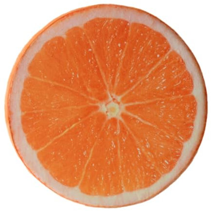 Generisch Sitzkissen - Rund 39x39x7cm - Riesige Auswahl - Holzweiches Sitzkissen - Obst - GemüseStuhlkissen - Kissen Für Wohnräume Und Garten - Kinder Bodenkissen