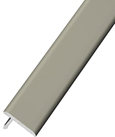 Tira de transición de alfombra, tira de transición de borde con moldura en T Tira de transición de alfombra a piso de madera a baldosa Barra de transición de metal Reductor multiusos de 3 piezas * 90