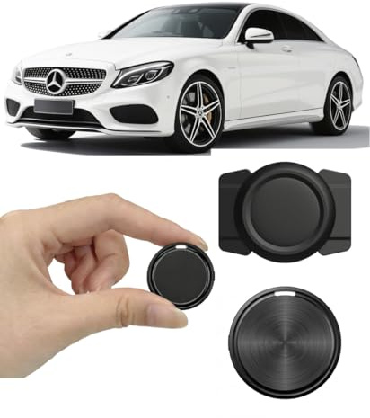 Magnetischer Auto GPS Tracker für Apple iOS, Fahrzeug Ortungs-Tag kompatibel mit Apple „Wo ist?“ App, ohne ABO, Mini Tracker für Auto, Fahrrad & Motorrad