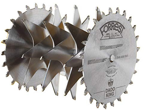 Forrest DK06244 Dado King 6-Inch 29/32-Inch Width 5/8-Inch Bore Dado Blade Set