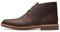 Clarks Bushacre 2, Scarpe Chukka Uomo, Marrone Scuro, 41 EU