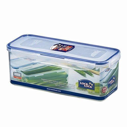 Lock & Lock HPL844 Vorratsdose 2,00l rechteckig 279x116x102 mm, transparent