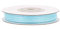 Organzaband 3mm x 50m Rolle - FARBAUSWAHL in 3/6/12/25/38mm - transparent, farbecht & waschbar - Schleifenband für Hochzeit - Geschenkband zum Verpacken Dekorieren Basteln - Hellblau 311