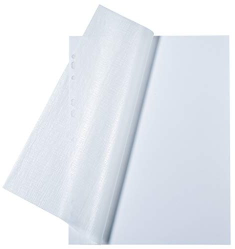 HERMA 7569 Fotokarton weiß, 250 Stück, 23 x 29,7 cm, 220 g/m², Tonkarton zum Abheften mit Pergamin Papier und Eurolochung für Fotos, Bilder, Postkarten, Fotoalbum, Ordner, Ringbuch oder zum Basteln