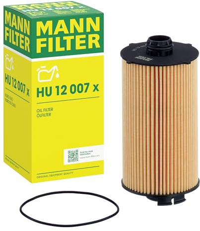 MANN-FILTER, HU 12 007 x Ölfilter | Für Off-Highway, Hohe Filtrationsleistung, Optimaler Motorschutz, Hochwertige Dichtung, Echte OE-Technologie