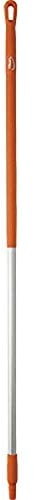 Vikan - Hygiène - Manche - Ergonomique - Aluminium - Orange - 150cm