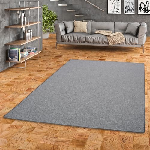 Snapstyle Feinschlingen Velour Teppich Strong Anthrazit in 24 Größen