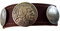 Leder Armband Indianer Half Dollar 3,6 cm breit Armschmuck Farbe braun