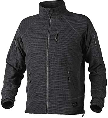 Helikon-Tex Alpha Taktische Jacke – Gitter-Fleece, Einfarbig., XS