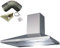 SIA CHL60SS 60cm Stainless Steel Chimney Cooker Hood Extractor And 3m Ducting
