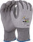 Hantex® HX5PU Cut Resistant Level 5 Work Gloves Grey PU Palm Coated (8 / Medium)