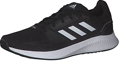 Adidas Damen Run Falcon 2.0 Laufschuhe, Cblack Ftwwht Gresix, 42 2/3 EU