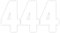 Pack of 3 Plain Bin Numbers for Wheelie Bins 4 Waterproof (17 cm) Number - 4 Bin Numbers for Wheelie Bins Large Self Adhesive Bin Sticker for Bin and More Packwith®