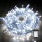 Chipark Fairy String Lights Mains Powered 12m/39ft 120LED Lights Plug in Outdoor Garden Christmas Lights Waterproof & 8 Modes for Outdoor Indoor Party Christmas Decorations(Cool White)