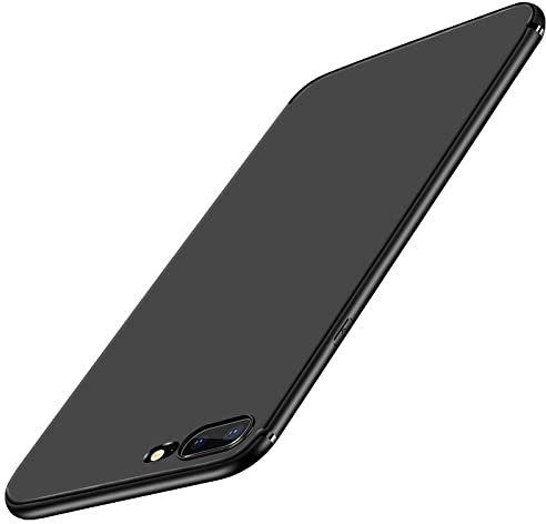 Gueche Premium Flexible Thin Cover Shock Proof with Drop Protection - Coque Funda Case for iPhone 7 Plus, 5.5 Inch Black