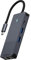 Rapoo UCM-2004 USB-C Multiport Adapter 8-in-1, 100W Power Delievery, 4k HDMI, 1 Gbps LAN, 1 USB-C und 2 USB-A 3.0 Datenports, Micro SD / SD Speicherkartenleser, kompatibel mit MacBook Pro und mehr
