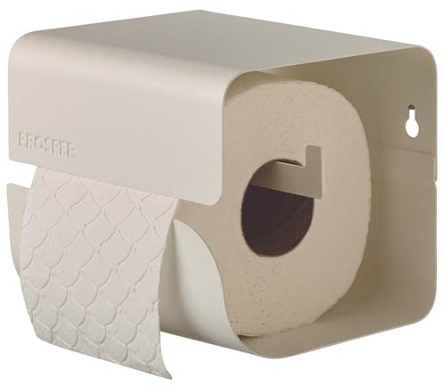PROSPER Dérouleur papier toilette, Porte-papier toilette, Fabrication française, Support papier toilette, Fixation murale visserie fournie, MINIMALI