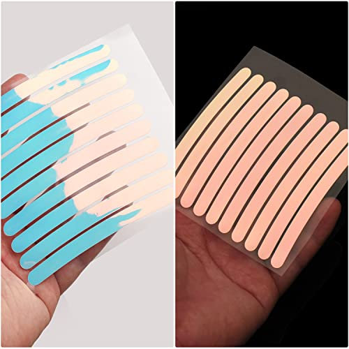 XNHIU Reflective Wheel Rim Stripe Decal Sticker Tire Reflector Tire Anti Collision Sticker Reflective Warning Sticker Automotive Decorative Products Creative Sticker for Automobile, Motorcycle (10)