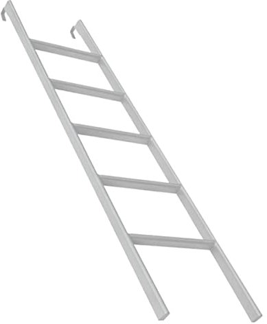 LZMZMQ 116cm 130cm 140cm 150cm 160cm 170cm Twin Bunk Bed Ladders, Hook Egress Window Ladder with Rubber Foot Pads, Heavy Duty Cabin Over Cab Caravan Bunk Bed Rope Ladder(1.4m/4.5ft/55in)