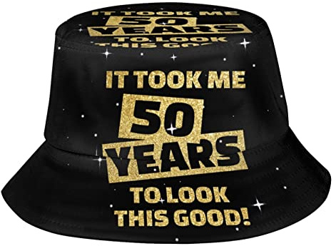 XVBCDFG Happy Birthday Bucket Hat Fischerhut Strand Reise Sonnenhut Outdoor Kappe für Unisex Männer Frauen