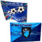 NARAMAKI Bandiera Napoli Forza Ragazzi 50x70 cm + Bandiera Campione 90x140cm - Kit Calcio Napoli