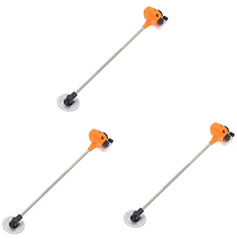 STOBOK 3pcs Miniature Pvc House Mower Prop Realistic Garden Tool Ornament for Dollhouse Decor Lightweight Mini Mower Model for Bedroom Living Room Kitchen for Micro House Gardening Decor