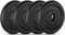 Chase Fitness 1.25kg Cast Iron Weight Plates 2.5-20kg For 1 Barbells and Dumbbells Weight Lifting Grip Plates (1.25kg x 4)