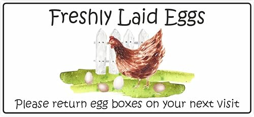 34 Fresh Eggs Box Stickers Labels Please Return Egg Box