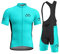 KAISUN Herren Radtrikot Set Fahrrad Rennrad Trikot Kurzarm mit 9D Gepolsterten Trägerhosen MTB Fahrradtrikot Atmungsaktiv und Schnell Trockend (Color : TYP-7, Size : XL)