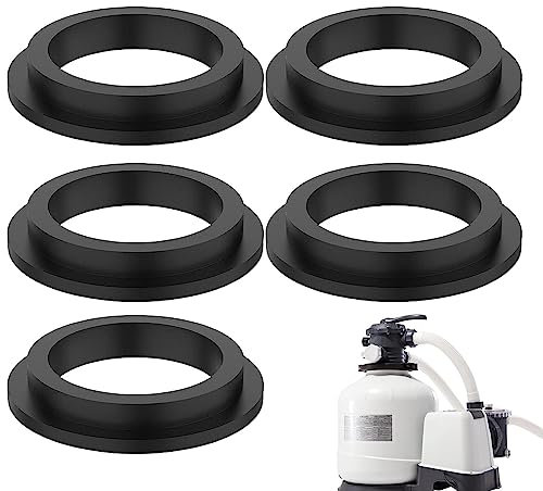 Rianpesn Pool-O-Ring in L-Form | O-Ring-Ersatz,Poolteile O-Ringe, L-förmige O-Ring-Dichtung Ersatz für Poolfilterpumpe, Sandfilterpumpe
