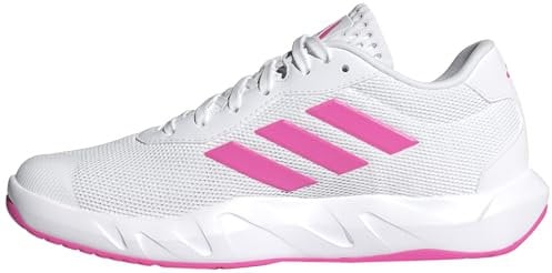 adidas Damen Amplimove Trainer Shoes Gymnastik-und Trainingsschuhe, Cloud White/Lucid pink/Grey, 39 1/3 EU
