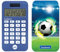 Lexibook, Fußball-Taschenrechner mit Schutzhülle, konventionelle und erweiterte Rechnerfunktionen, Batterie- und solarbetrieben, blau, C45FO