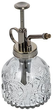 SUPVOX Regadera De Vidrio Repujado Vintage para Jardinería Botella Rociadora De Vidrio para Riego De Flores Pulverización De Plantas