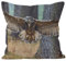 CEVAN Leinen Kissenbezüge Dekorativ Kissenbezug Orientalisch Eule Kissenbezüge Ethno Kissenhüllee Kissenbezüge Sofa Dekor 50x50cm,1Pcs